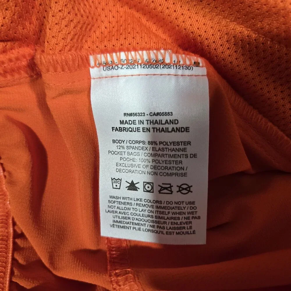 Nike Dri-FIT Mens 4XL Woven Player Shorts Orange Pockets Stretch FV3545-820 NWOT